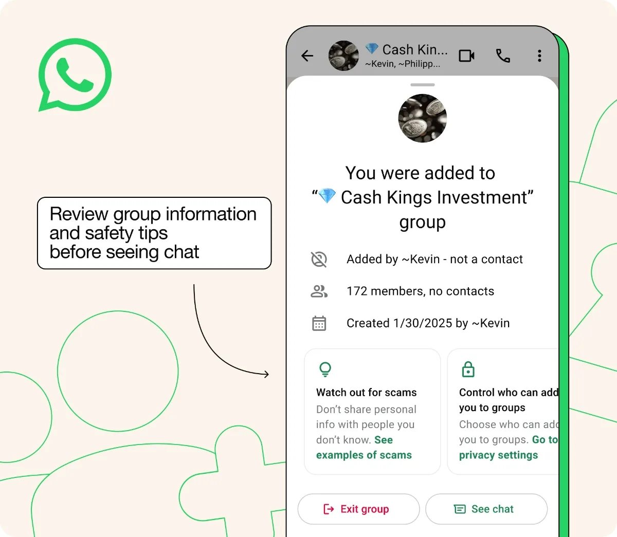 Avertisment de la WhatsApp