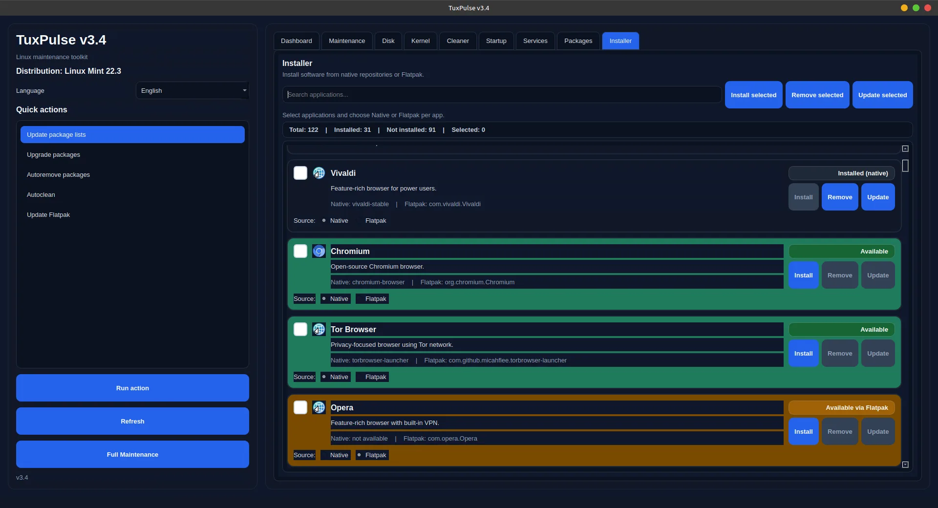 TuxPulse - v3.4 - Installer